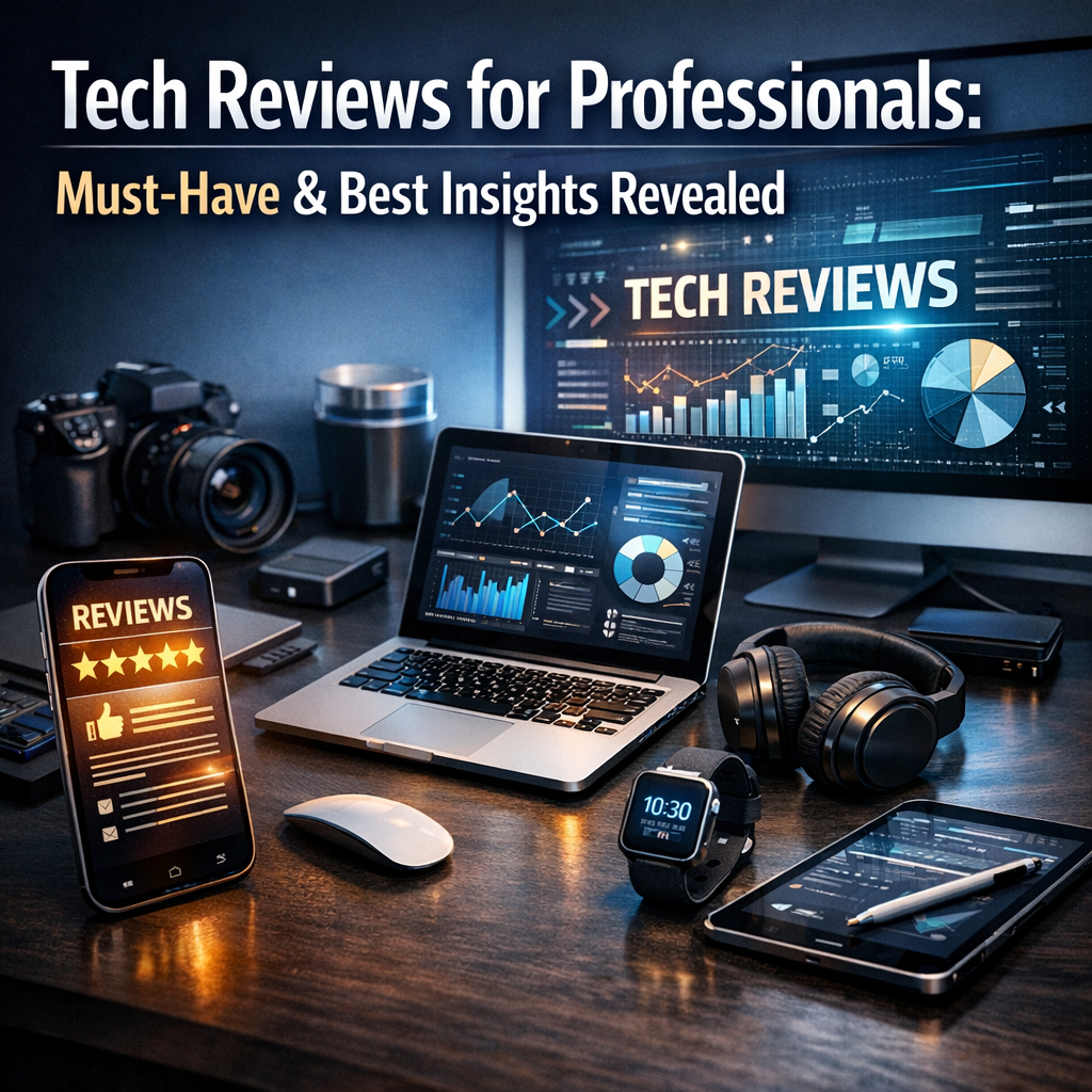 Illustration of Tech Reviews for Professionals: Must-Have and Best Insights Revealed