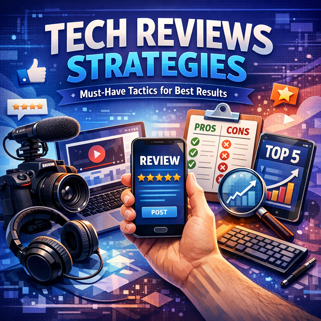 Illustration of Tech Reviews Strategies: Must-Have Tactics for Best Results