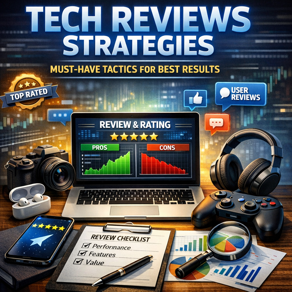Illustration of Tech Reviews Strategies: Must-Have Tactics for Best Results