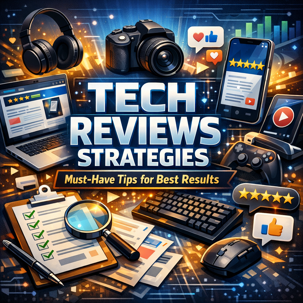 Illustration of Tech Reviews Strategies: Must-Have Tips for Best Results