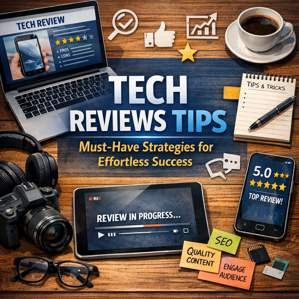 Illustration of Tech Reviews Tips: Must-Have Strategies for Effortless Success