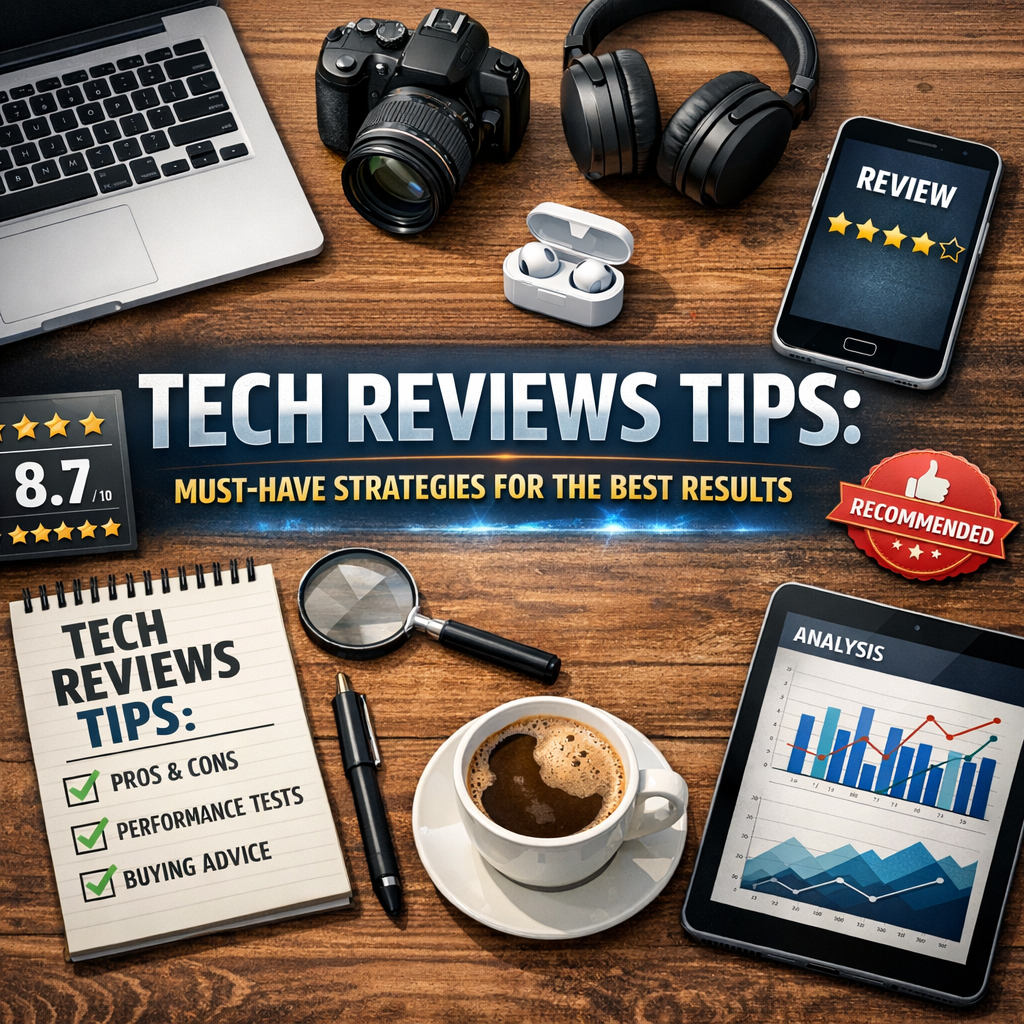 Illustration of Tech Reviews Tips: Must-Have Strategies for the Best Results