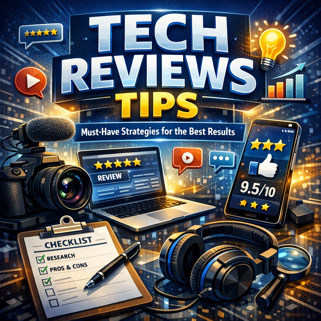 Illustration of Tech Reviews Tips: Must-Have Strategies for the Best Results