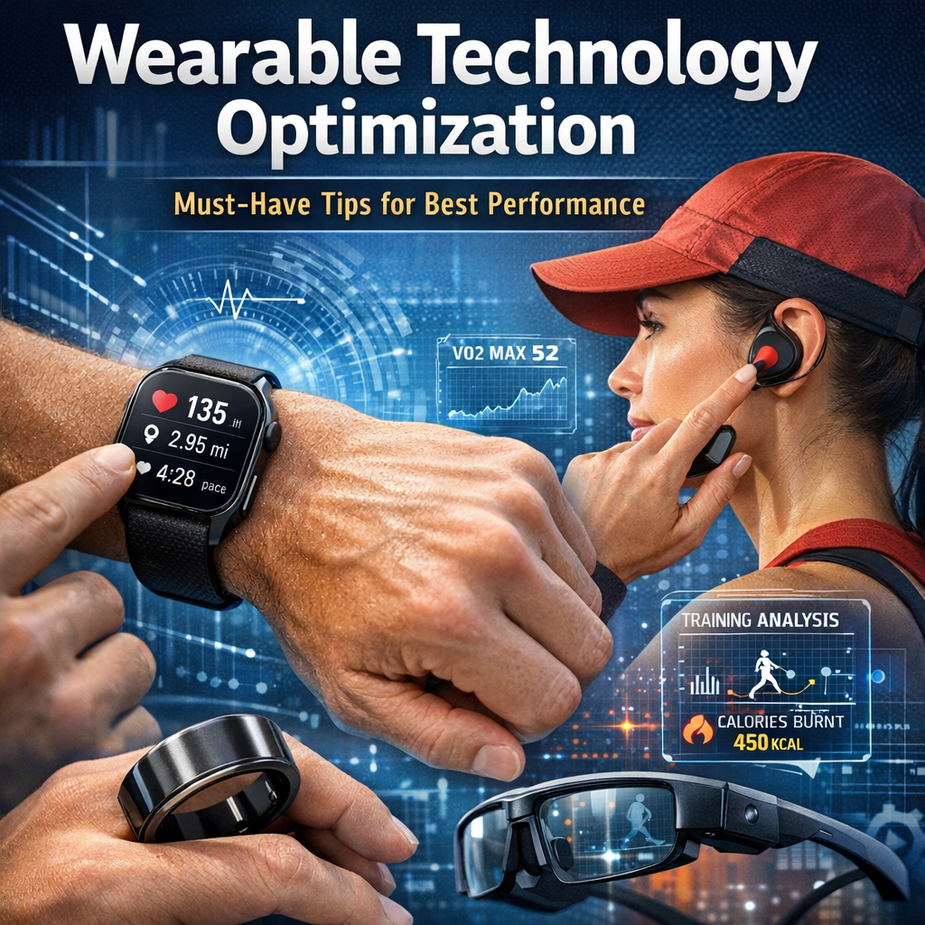Illustration of Wearable Technology Optimization: Must-Have Tips for Best Performance