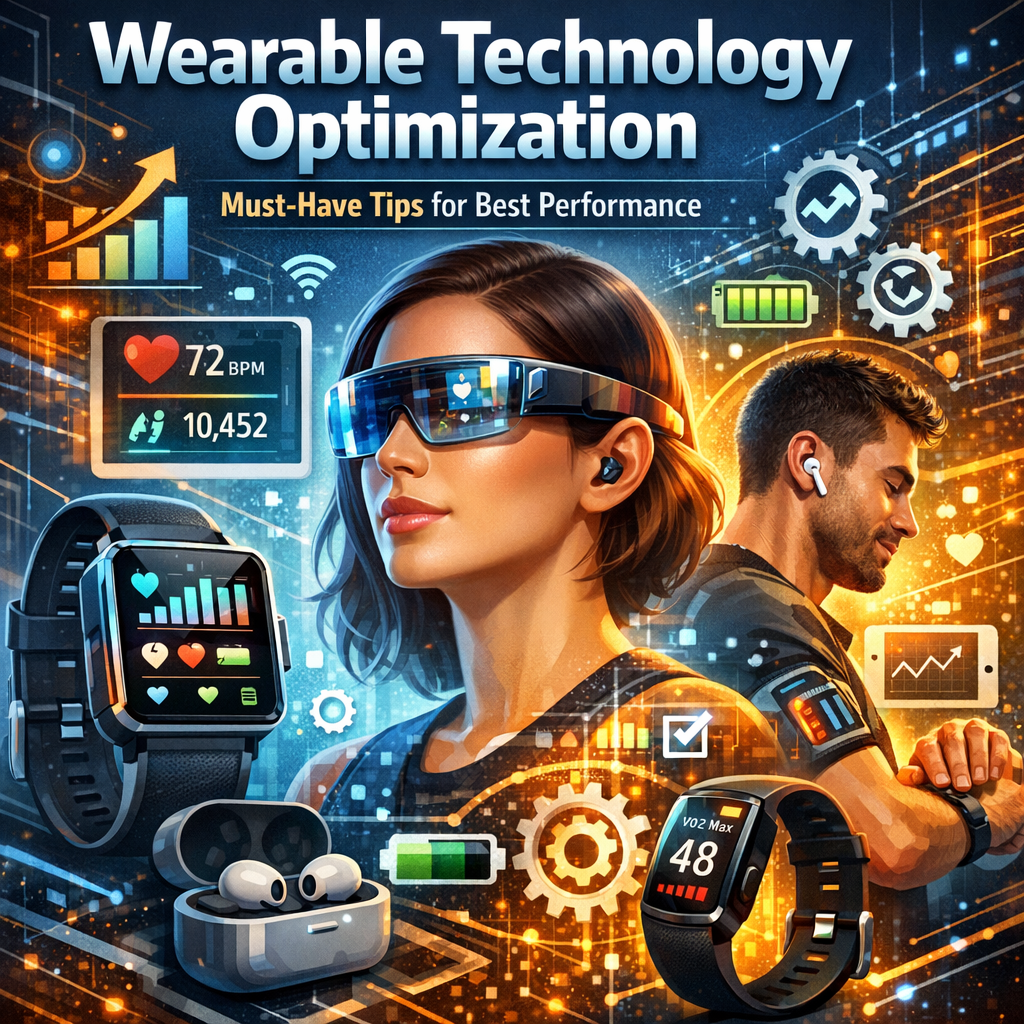 Illustration of Wearable Technology Optimization: Must-Have Tips for Best Performance