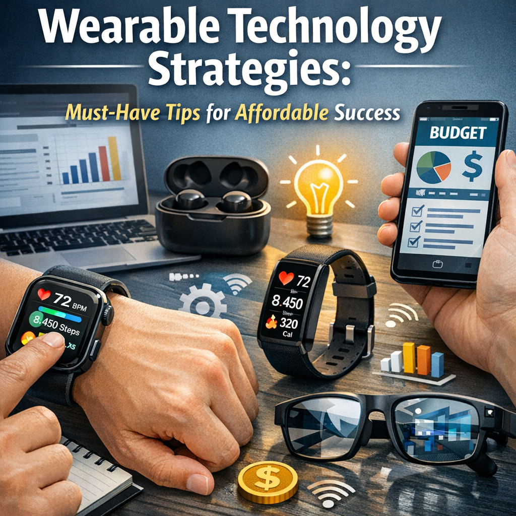 Illustration of Wearable Technology Strategies: Must-Have Tips for Affordable Success