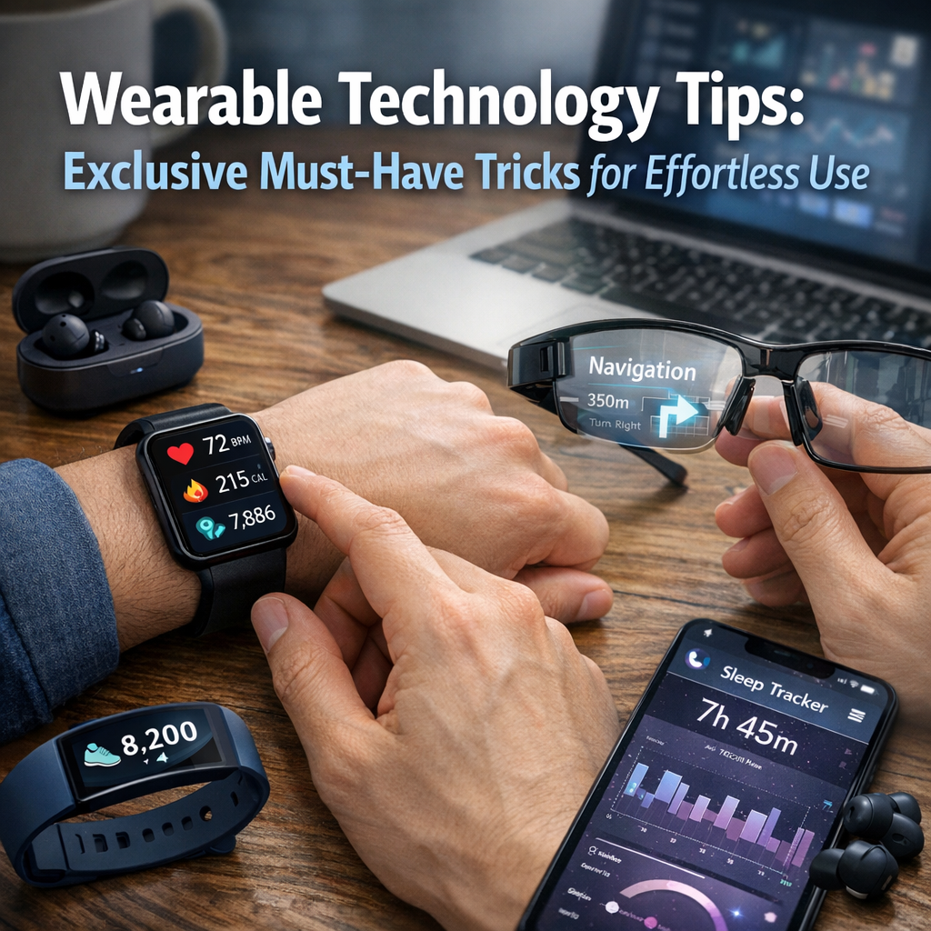 Illustration of Wearable Technology Tips: Exclusive Must-Have Tricks for Effortless Use